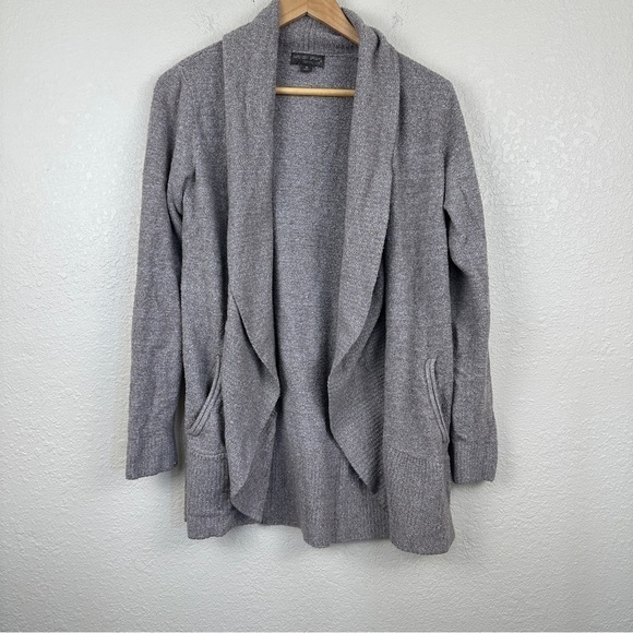 Barefoot Dreams‎ CozyChic Bamboo Circle Lounge Long Sleeve Cardigan Size Medium - Picture 1 of 13